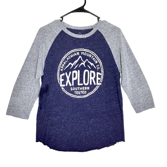 Well Worn Tops - Appalachian Mountain Explore Baseball Tee